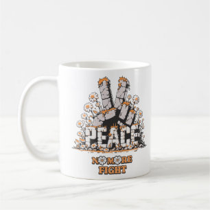 Mug Citation Inspirationnelle Vintage de Peace Stone