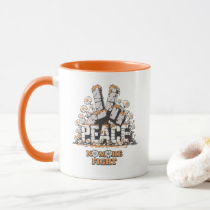 Mug Citation Inspirationnelle Vintage de Peace Stone