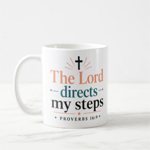 Mug Citation Inspirée de l'Écriture 'Le Seigneur Guide