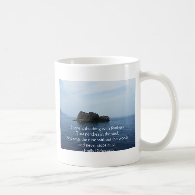 Mug CITATION inspirée d'Emily Dickenson pour la (Droite)