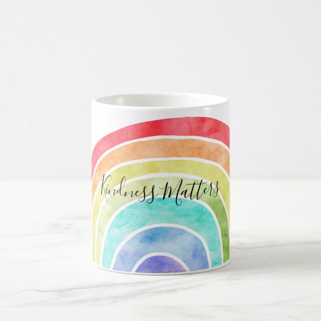 Mug Citation inspirée personnalisée Rainbow (Centre)