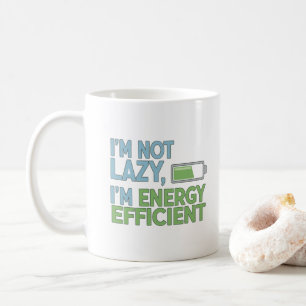 Mug Citation ironique sur la durée de vie de la batter