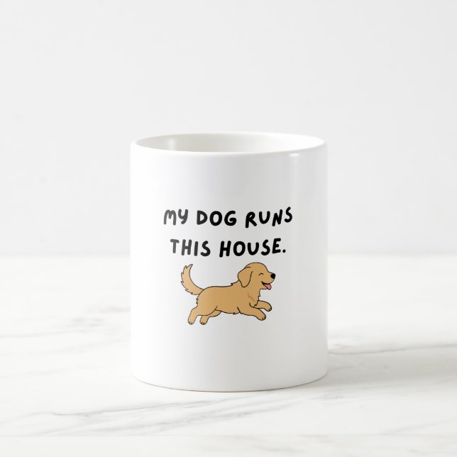 Mug Citation Maison Maman Chien Golden Retriever D (Centre)