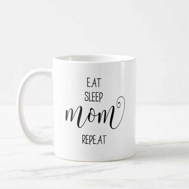 Mug Citation Manger Dormir Maman  (Gauche)