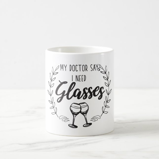 Mug Citation Moderne Amusante Mignonne (Centre)