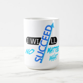 Mug Citation Motivante Je Réussirai Quoi Qu'il En Soit