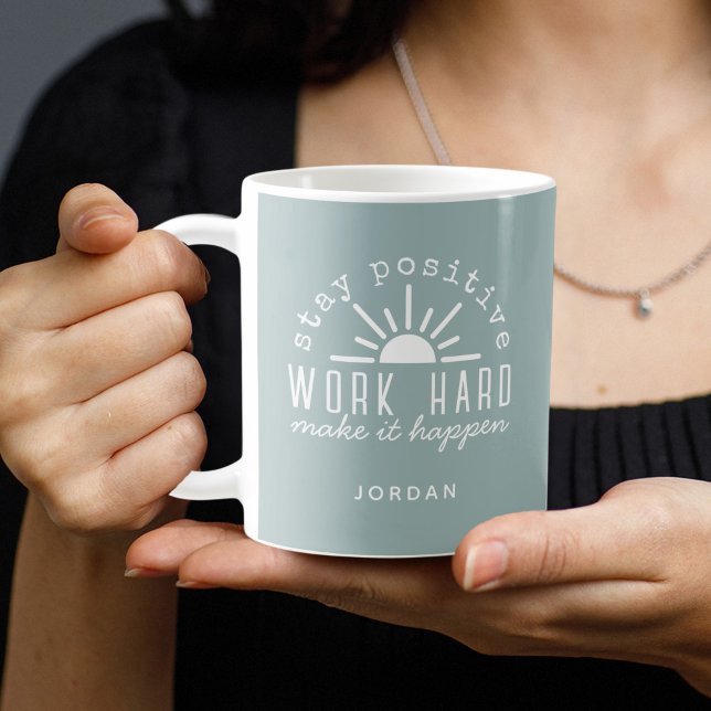 Mug Citation Motivante Positive avec N'importe Quel No (Créateur téléchargé)