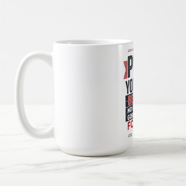 Mug Citation Motivante Pousse-toi  (Gauche)
