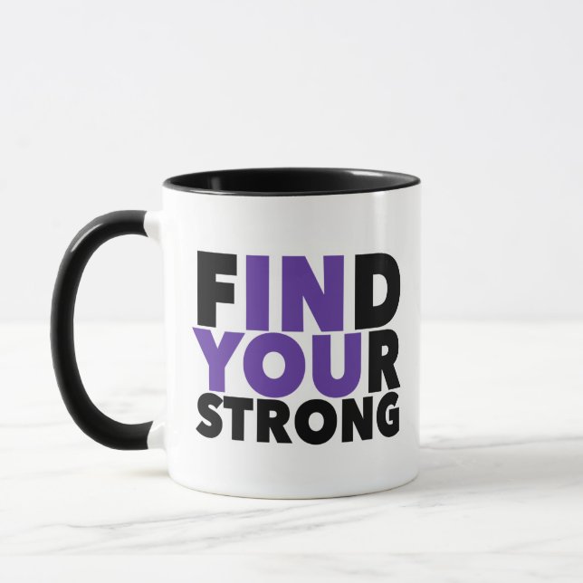 Mug Citation motivationnelle forte (Gauche)