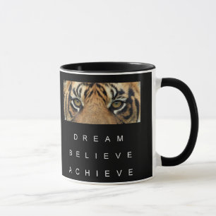 Mug Citation Motivationnelle Modèle Noir Et Blanc Mode