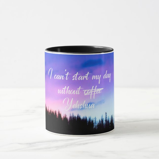 Mug Citation Ne peut pas commencer ma journée sans Yeh (Centre)