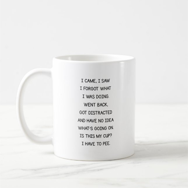 Mug Citation Oubliable Drôle pour les Amoureux du  (Gauche)