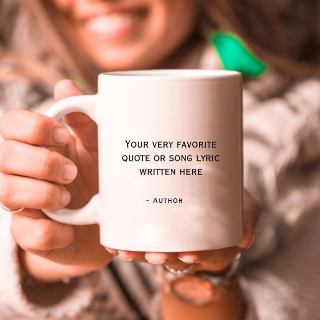 Mug Citation personnalisée - créez votre propre texte  (image courtesy of Freepik)