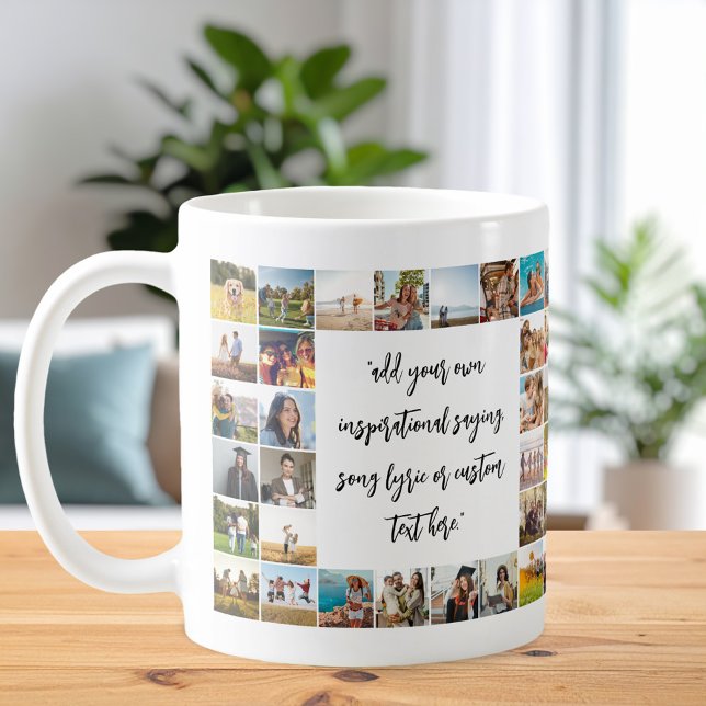 Mug Citation personnalisée de 32 photos (Créateur téléchargé)