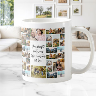 Mug Citation personnalisée de 34 photos