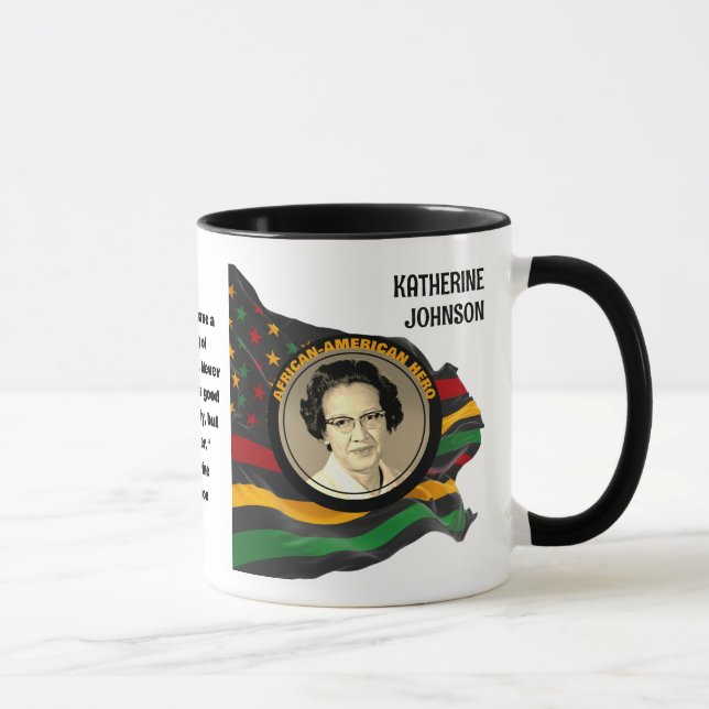 Mug Citation personnalisée de KATHERINE JOHNSON pour l (Droite)