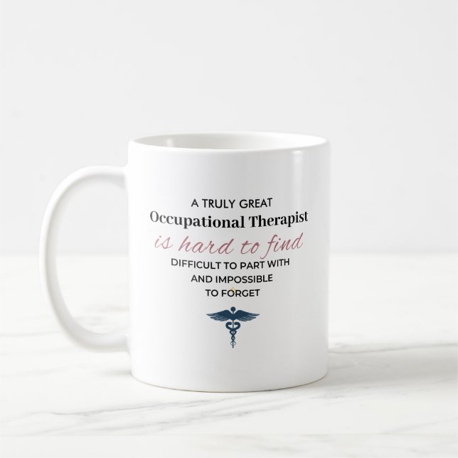 Mug Citation personnalisée d'ergothérapeute exceptionn (Gauche)