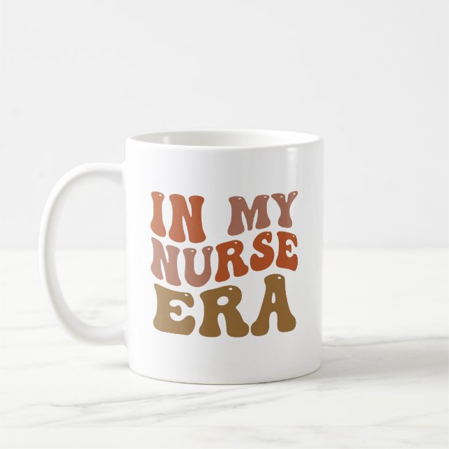 Mug Citation personnalisée d'infirmière de mon ère (Gauche)