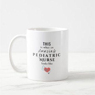 Mug Citation personnalisée d'infirmière pédiatrique av