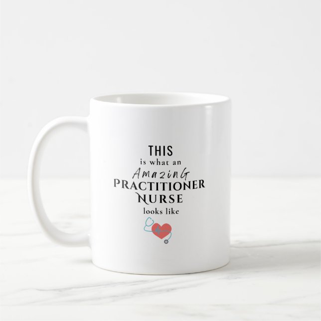 Mug Citation personnalisée d'infirmière praticienne av (Gauche)