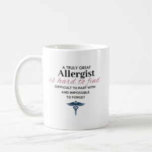 Mug Citation personnalisée d'un excellent allergologue