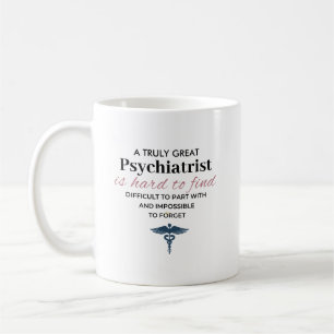 Mug Citation personnalisée d'un excellent psychiatre