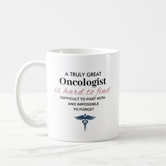 Mug Citation Personnalisée d'un Grand Oncologue (Gauche)