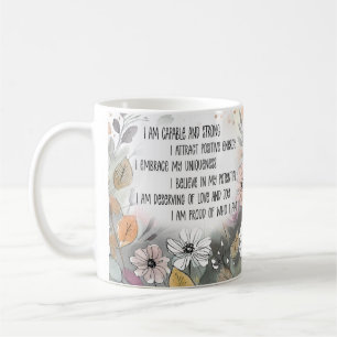 Mug Citation Positive Inspirational Mug, Boho Cup
