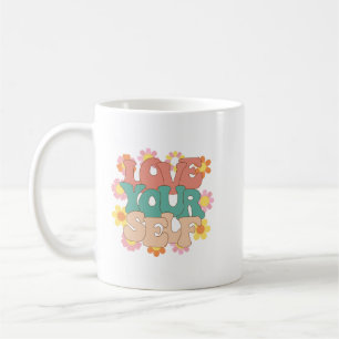 Mug Citation Positive Simple Blanc Bold Super Self Lov