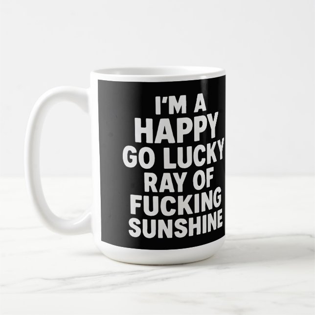 Mug Citation Rayon de Soleil Sarcasique - Attitude Drô (Gauche)