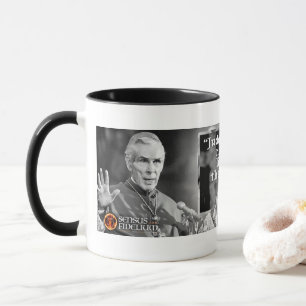 Mug Citation religieuse catholique évêque Fulton Sheen