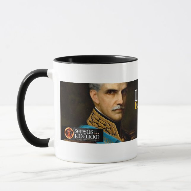 Mug Citation religieuse catholique sur Liberty Moreno (Gauche)