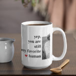 Mug Citation romantique du collage moderne<br><div class="desc">Citation romantique du collage moderne</div>