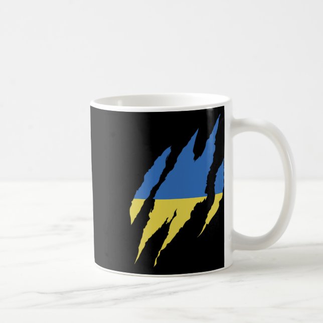 Mug Citation ukrainienne Drapeau ukrainien Chemise ukr (Droite)