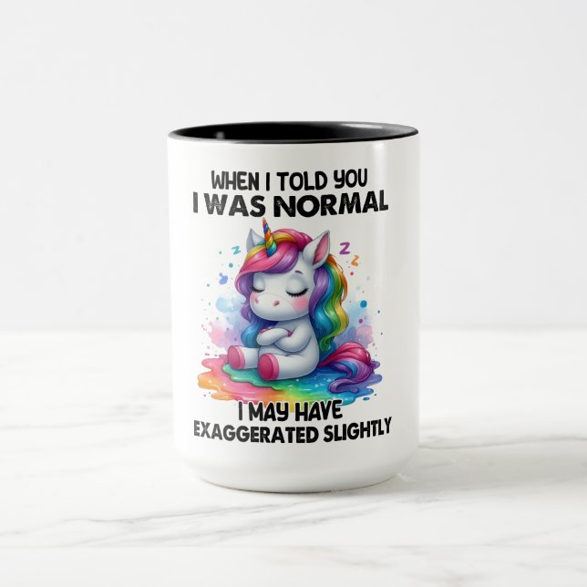 Mug Citation Unicorn drôle (Centre)