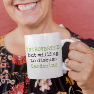 Mug Citations amusantes de jardinage présentées