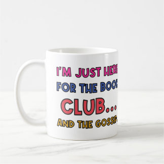 Mug Citations amusantes du club de livres Nom coloré