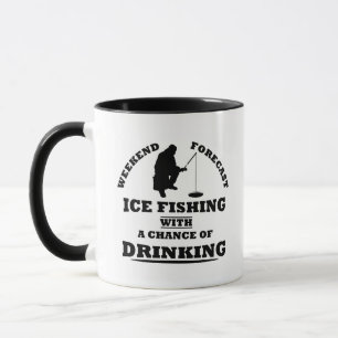 Mug citations amusantes sur la pêche à la glace et les