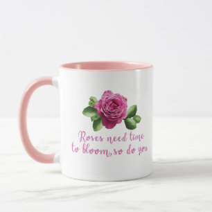 Mug Citations amusantes sur les roses et l'amour