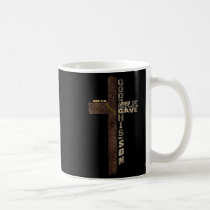 Mug Citations chrétiennes Cross Bible Verse John 3.16 