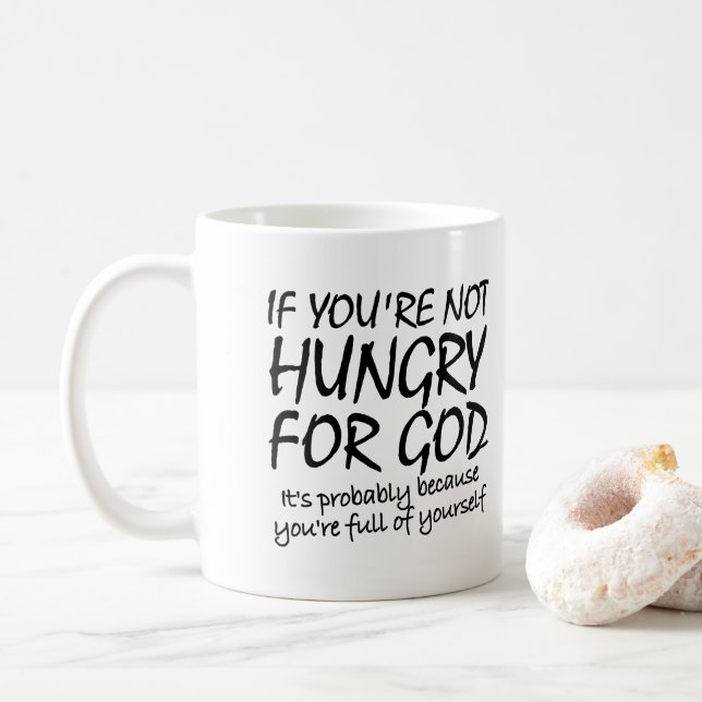 Mug Citations Chrétiennes de Vêtements pour ceux qui o (Avec donut)