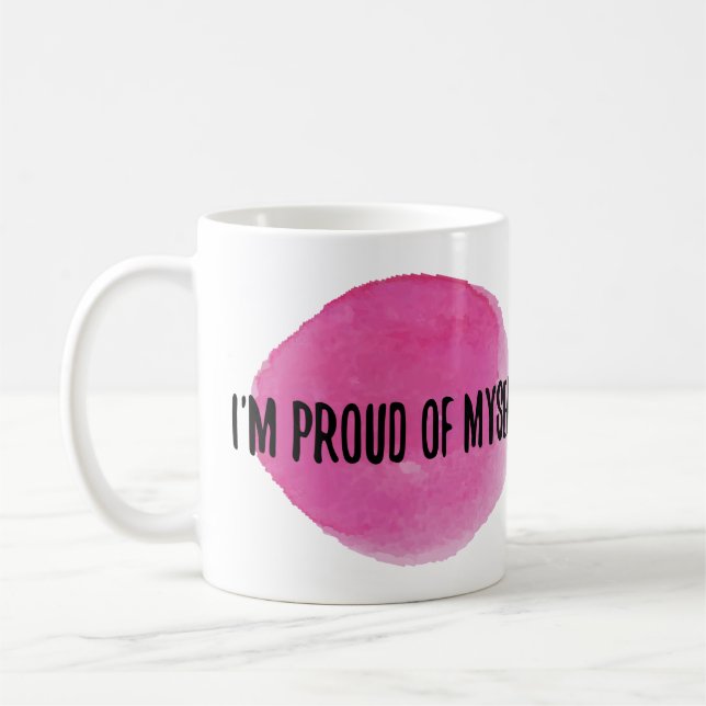 Mug citations d'acceptation personnelle inspirante (Gauche)