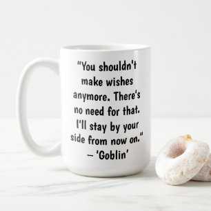 Mug Citations d'amour du drame coréen Goblin