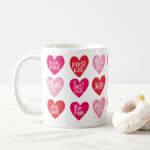 Mug Citations d'amour mignon sur Heureuse Sainte-Valen