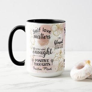 Mug Citations d'auto-amour inspirantes