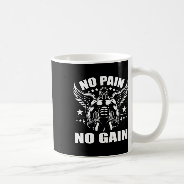 Mug Citations De Boxer Pas De Douleur Pas De Gain Sign (Droite)