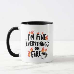 Mug Citations de chaos sarcastique et de café