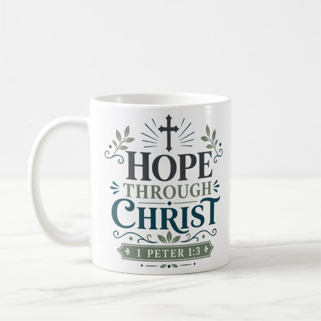 Mug Citations de l'Écriture Inspirantes Espoir par le  (Gauche)