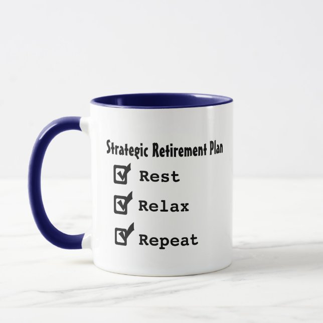 Mug Citations De Retraite Personnalisées, Blagues, Pun (Gauche)