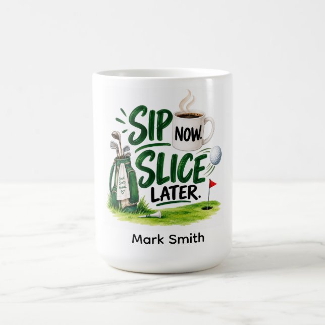 Mug Citations drôles de golf pour golfeur  (Centre)